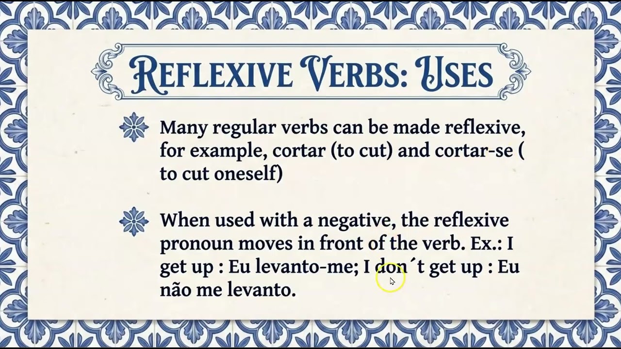 Aula 22 - Reflexive Verbs (Daily Routine)