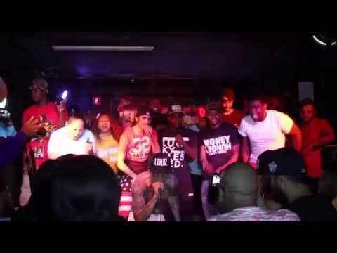 O.E GANG & COREY GUNZ PERFORMING LIVE IN NYC (CLUB PYRAMID)