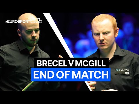 Relentless Luca Brecel dominates McGill to book his place in final | End of Match |Eurosport Snooker
