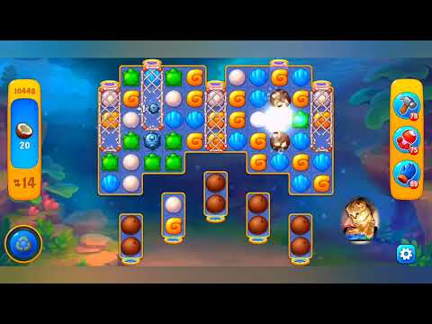 Fishdom, 10448 level,no Booster - 10448 уровень, прохождение без бустеров.