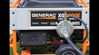 Generac XG8000E Running Propane After The Storm