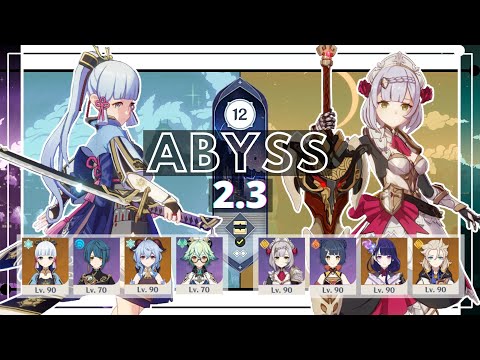 Spiral Abyss 2.3 | Floor 12 | Ayaka & Noelle 【Genshin Impact】