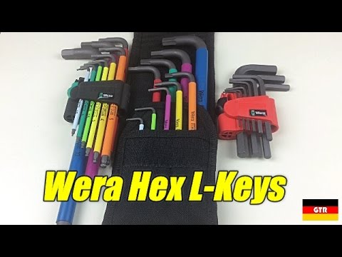 German Tool Reviews:  Wera Hex L-Keys