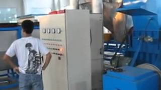 Operación sistema de lavado para PET