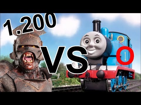 1.200 Urukhai vs. 1 Thomas the DANK Engine - Ultimate Epic Battle Simulator