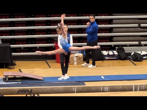 Level 5 Beam Routine 9.8 Tennessee State Meet 2023  #beamqueen #level5 #gymnastics