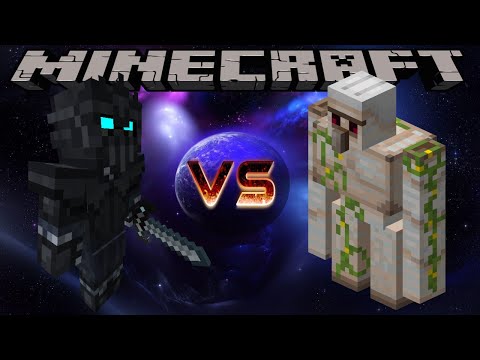 DREAD KNIGHT VS IRON GOLEM - MINECRAFT 1.16.4 (MOB BATTLE)