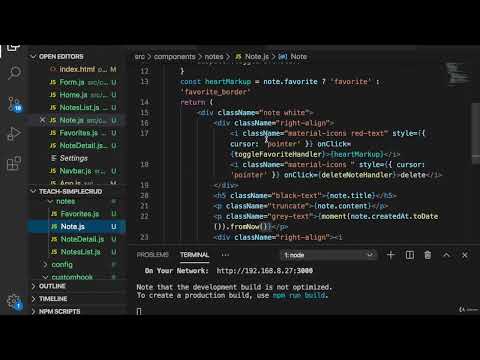 098 Create note detail page