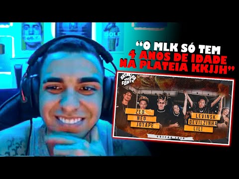 KANT REAGE A ZED NEO JOTAPÊ X DEVILZINHA LEVINSK LILI (ACABA NUNCA 😂) | Ambiente de Kant