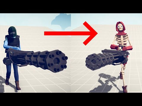 ALL MY CUSTOM UNITS TURNED INTO SKELETON | TABS Totally Accurate Battle Simulator