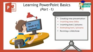 PowerPoint Basics ( For kids / students) | Introduction to PowerPoint for beginners #powerpoint