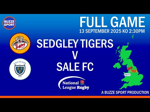 LIVE RUGBY! Sedgley Tigers v Sale FC