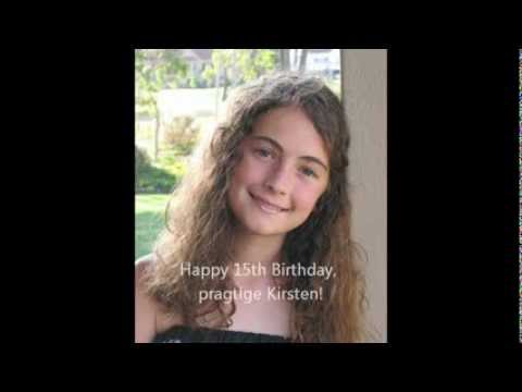Happy Birthday, Kirsten!