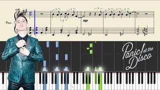 Panic! At The Disco - The Piano Knows Something I Don&#39;t Know - Piano Tutorial + SHEETS