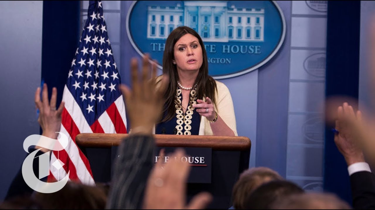 Sarah Huckabee Sanders Memorable Moments Defending President Trump | The New York Times