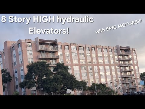 Slow 120-140 FPM 8 Floor American HIGHdraulic Elevators #6 EPIC MOTORS!!!