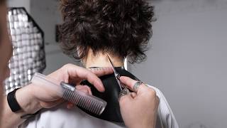 Curly Bob Haircut – Short Curly Stacked Bob for Women