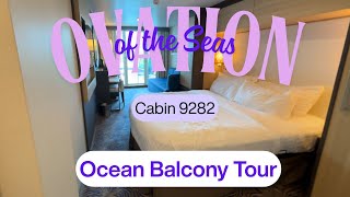 Ovation of the Seas Balcony Cabin Tour | Room 9282 Full Walkthrough