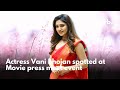 Actress Vani Bhojan Spotted At Movie Press Meet Event