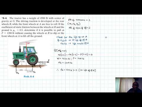 8–4 Friction (Chapter 8: Hibbeler Statics) Benam Academy