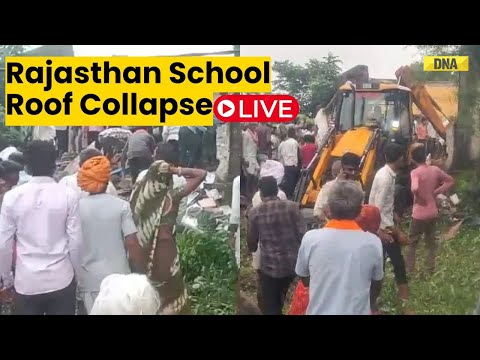 Rajasthan School Roof Collapse Live: 4 Children Dead, 17 Hurt; Search Continues For Trapped Students