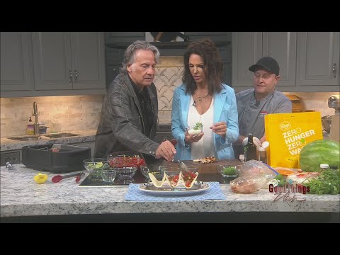 Honey-Lime Chicken Tacos with Watermelon Salsa