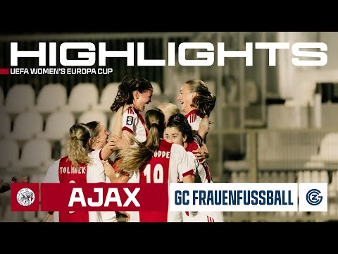 Through to the last 16 😍 | Highlights Ajax Vrouwen - GC Frauenfussball  | UEFA Women's Europa Cup