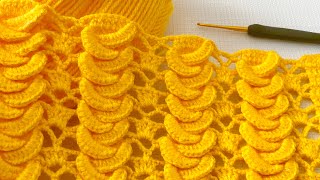 🧶How to Make Amazing 3D Perfect Crochet Pattern Tutorial for Beginners
