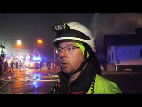 13 12 2022 Vollbrand eines Wohnhauses in Neu Anspach