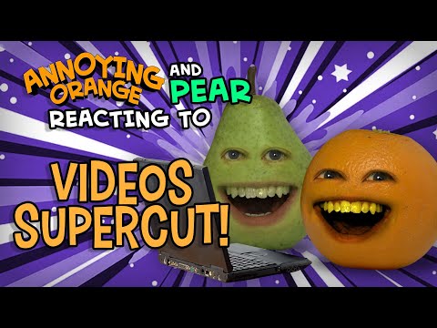Annoying Orange - Reacting to Videos Supercut!