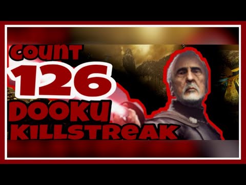 INSANE!!!!! Count Dooku 126 killstreak/Gameplay Battlefront 2