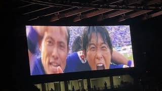 Jリーグオールスター　感動の試合後セレモニーの様子