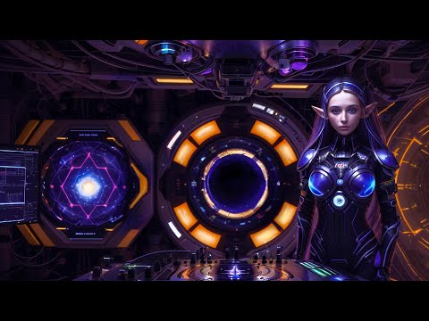 Nexxus 604 - Space Craft - Psychedelic trance mix • 4K AI animated trippy video