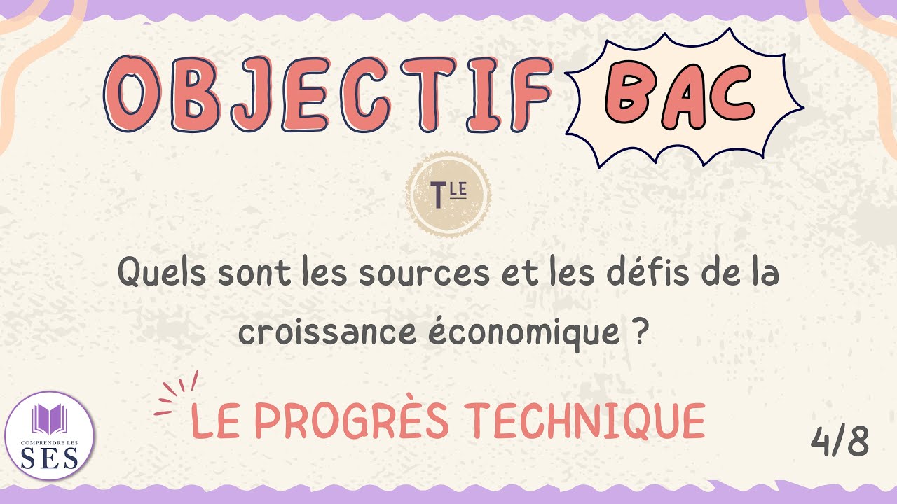 [BAC] Cours croissance économique - Le progrès technique