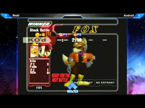 EVO 2013 SSBM Pools B62 - Redd (Fox) vs Android (Sheik)