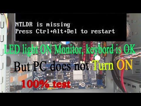 Fix  Desktop Computer does not turn ON because fo Hardware Problem[100% test] Video