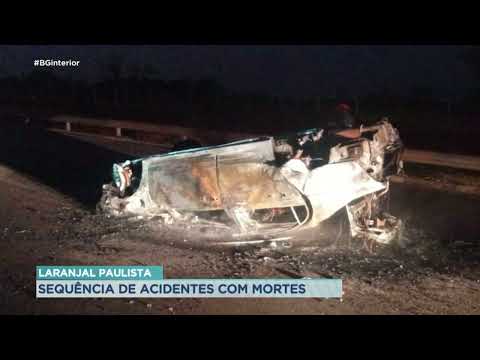 Laranjal Paulista: Sequência de acidentes com mortes
