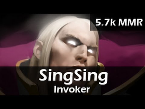 865: SingSing as Invoker Mid(R) ft. Tucker - 5.7k MMR Ranked DOTA 2 Gameplay VOD