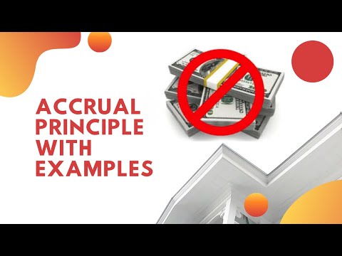 Accrual concept/ Accrual principle in Accounting with examples.