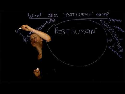 1. What does "POSTHUMAN" mean? Dr. Ferrando (NYU) - Course "The Posthuman" Lesson n. 1