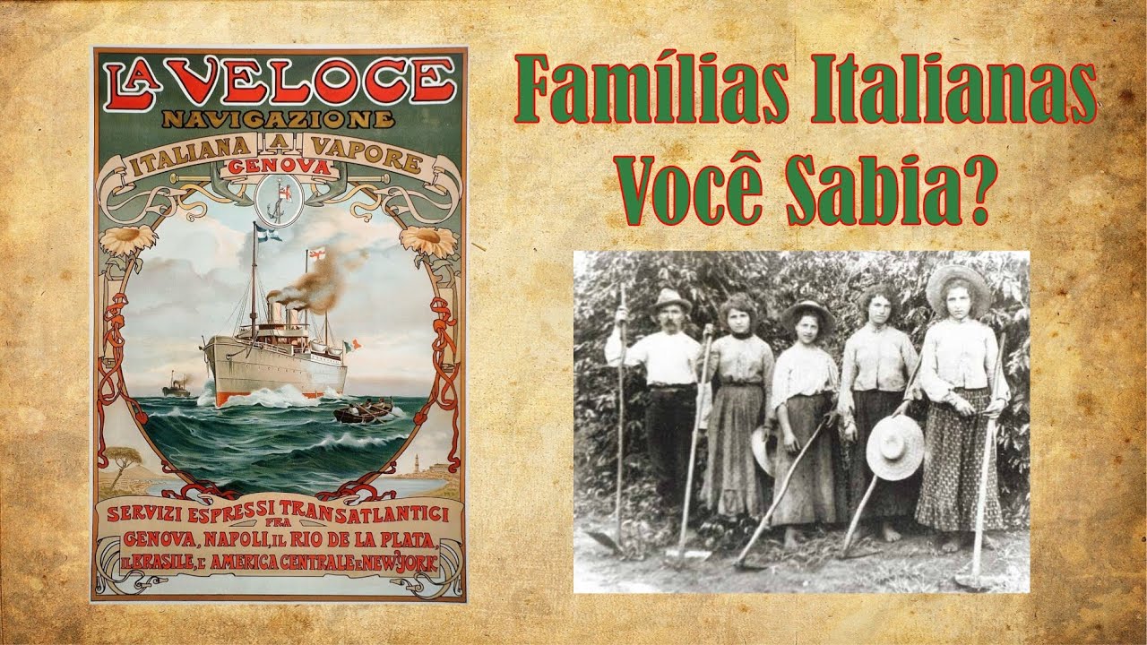 Sobrenomes italianos - Origem Histórica; Chegada ao Brasil e Brasão de Familia