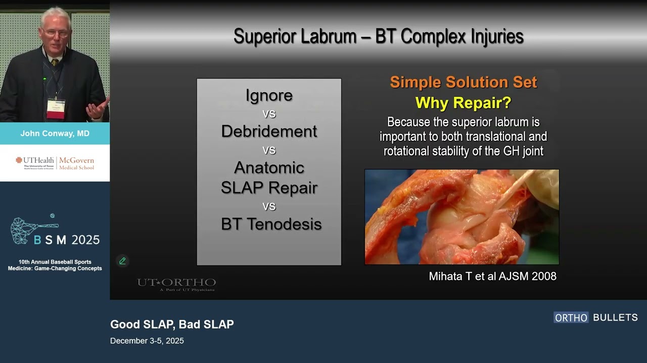 Good SLAP Bad SLAP_John Conway MD