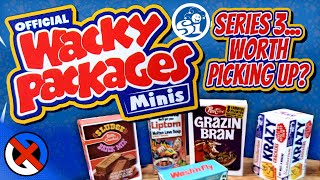 Wacky Packages Minis SERIES 3 Sneak Peek! - from Super Impulse & Topps