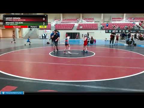 60-63 Lbs Round 2 - Jayko Erwin, Mitchell Youth Wrestling Vs Brooks Gilson, CORE Wrestling 7255