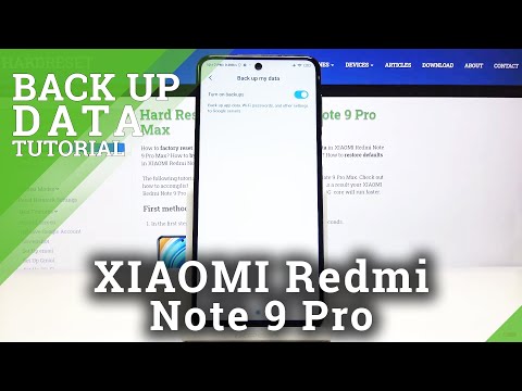 How to Do Google Backup in XIAOMI Redmi Note 9 Pro – Copy & Save Files