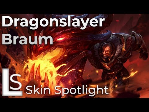Dragonslayer Braum - Skin Spotlight - League of Legends - Dragon World Collection