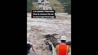 Pedernales River at Johnson City set to reach major flood stage
