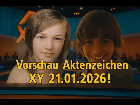 Vorschau auf die Aktenzeichen XY Sendung am 21.01.2026 mit allen 4 Filmfällen