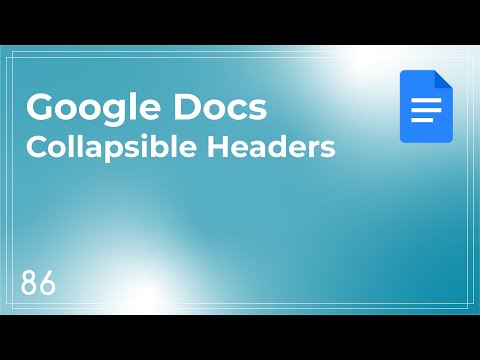 Collapse Text In Google Docs