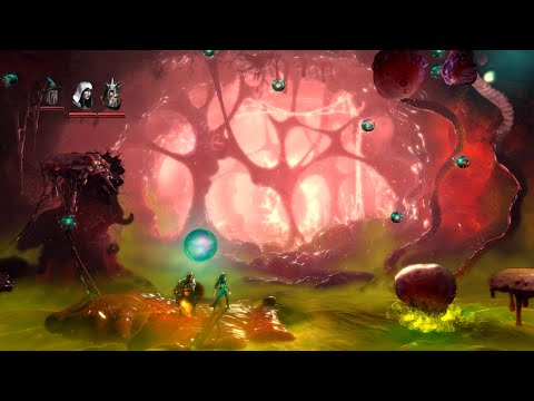 Trine 2: Complete Story - Inside the Worm (Couch Co-Op) - PS5 4K Walkthrough - #16 [No Commentary]